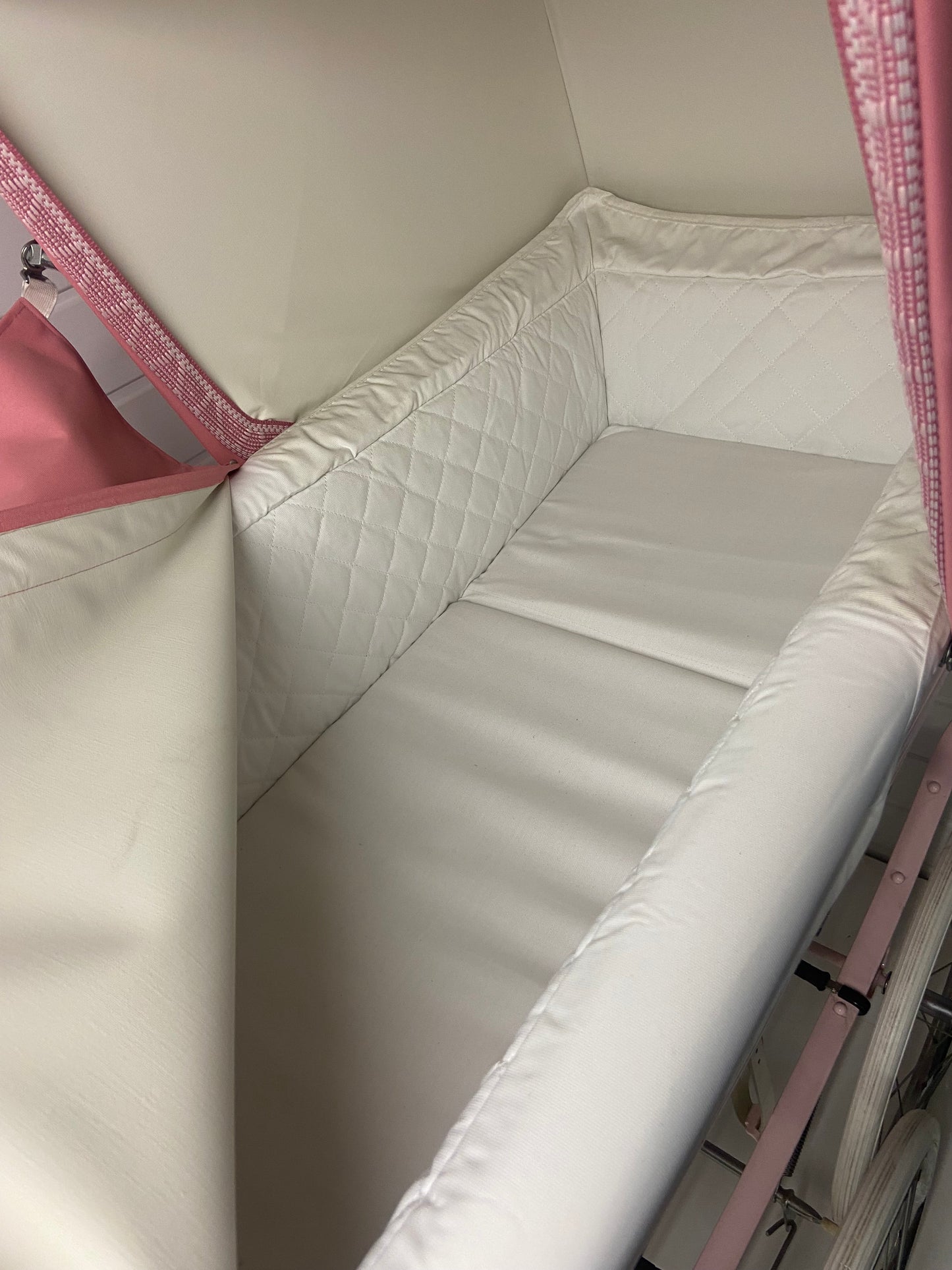 Pink Silver Cross Balmoral & Dolls Pram