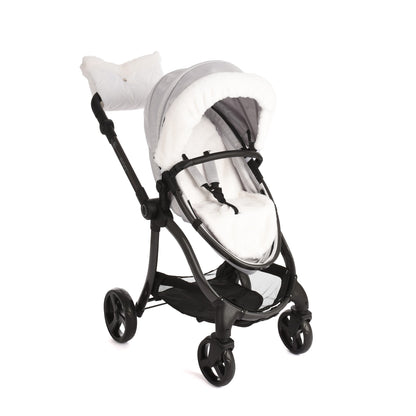 NEW EGG® DOLLS PRAM - HOUNDSTOOTH SILVER