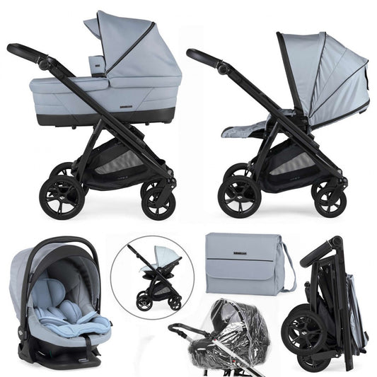 Bebecar Bib Trio - Light Blue