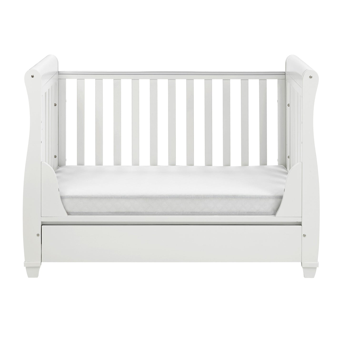 Babymore Eva Sleigh Drop Side Cot Bed