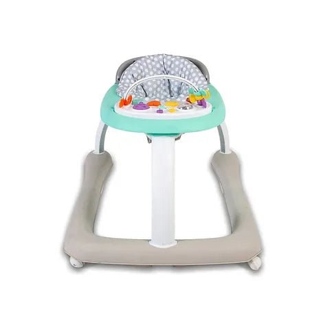 Baby Go Round Kiddo Walker and Push Along Combined - Grey