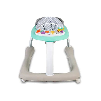 Baby Go Round Kiddo Walker and Push Along Combined - Grey