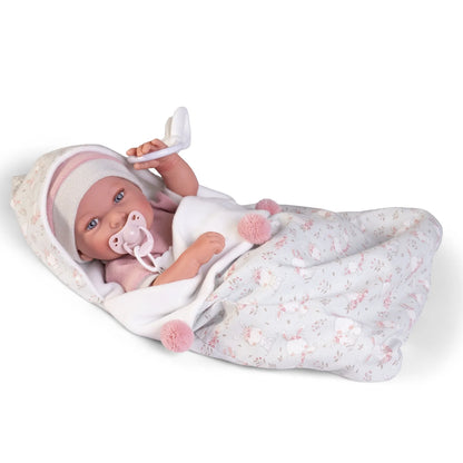 Antonio Juan Doll - Pipa Bunny Bag and Teether 42cm 50159