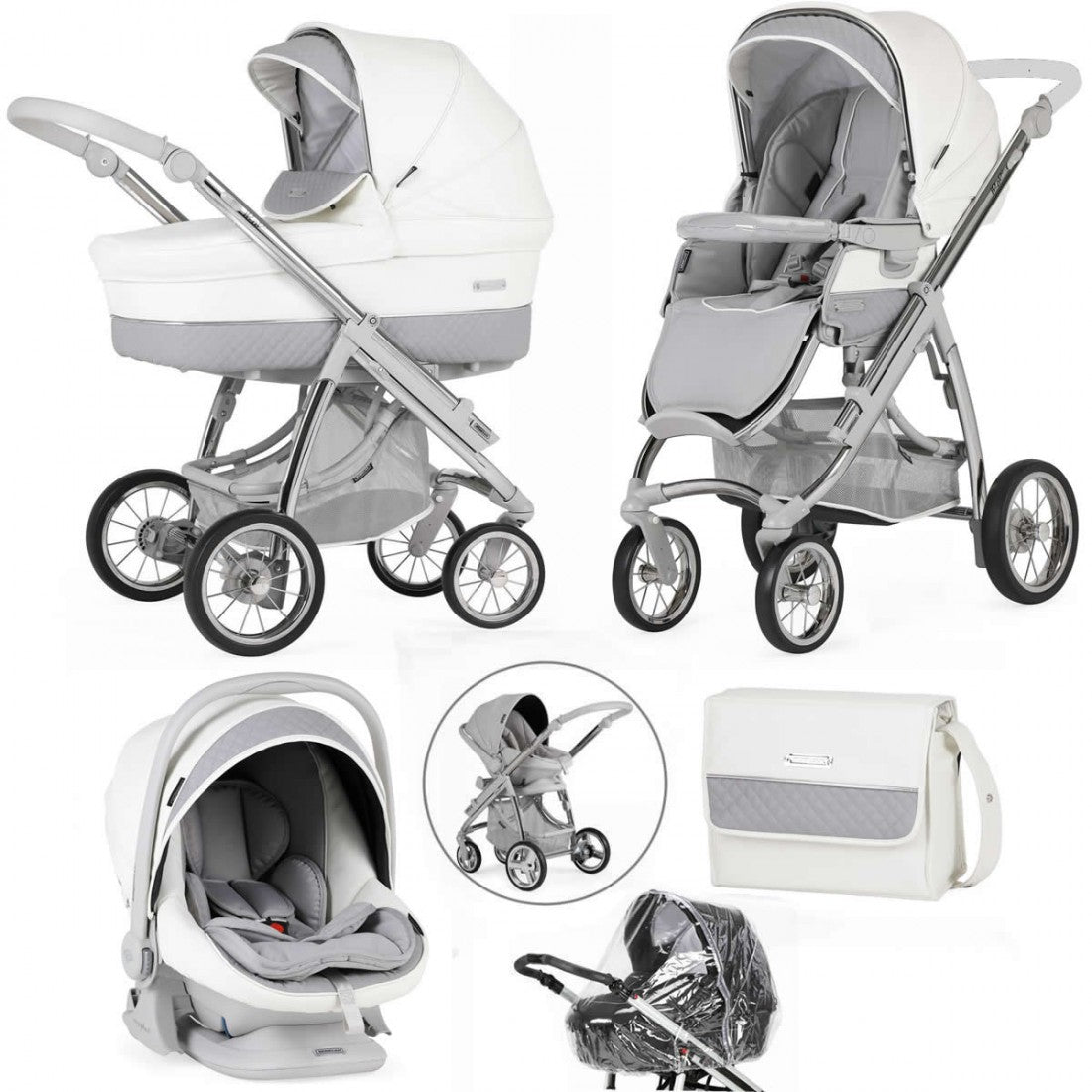 Bebecar Trio Ip-Op Classic XL - Dove Grey