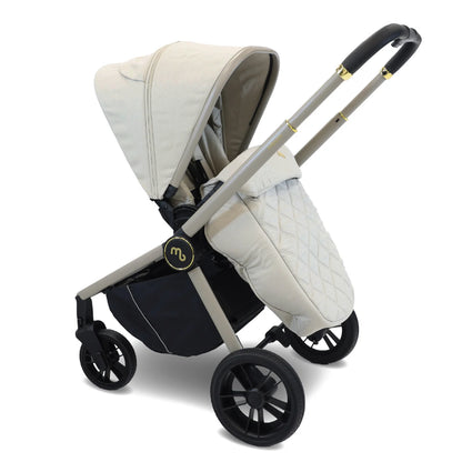 My Babiie MB450i 3-in-1 Travel System with Rotating Car Seat + Base - Ivory