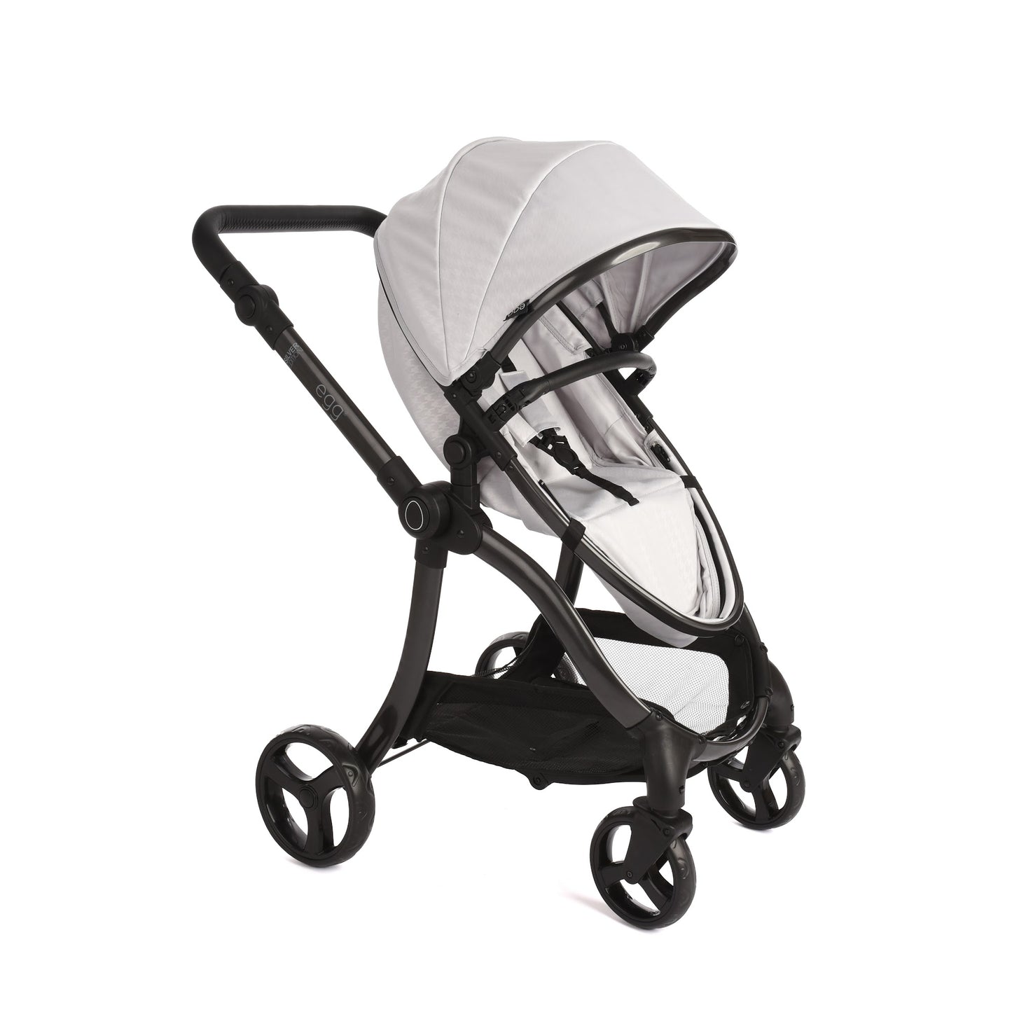 NEW EGG® DOLLS PRAM - HOUNDSTOOTH SILVER