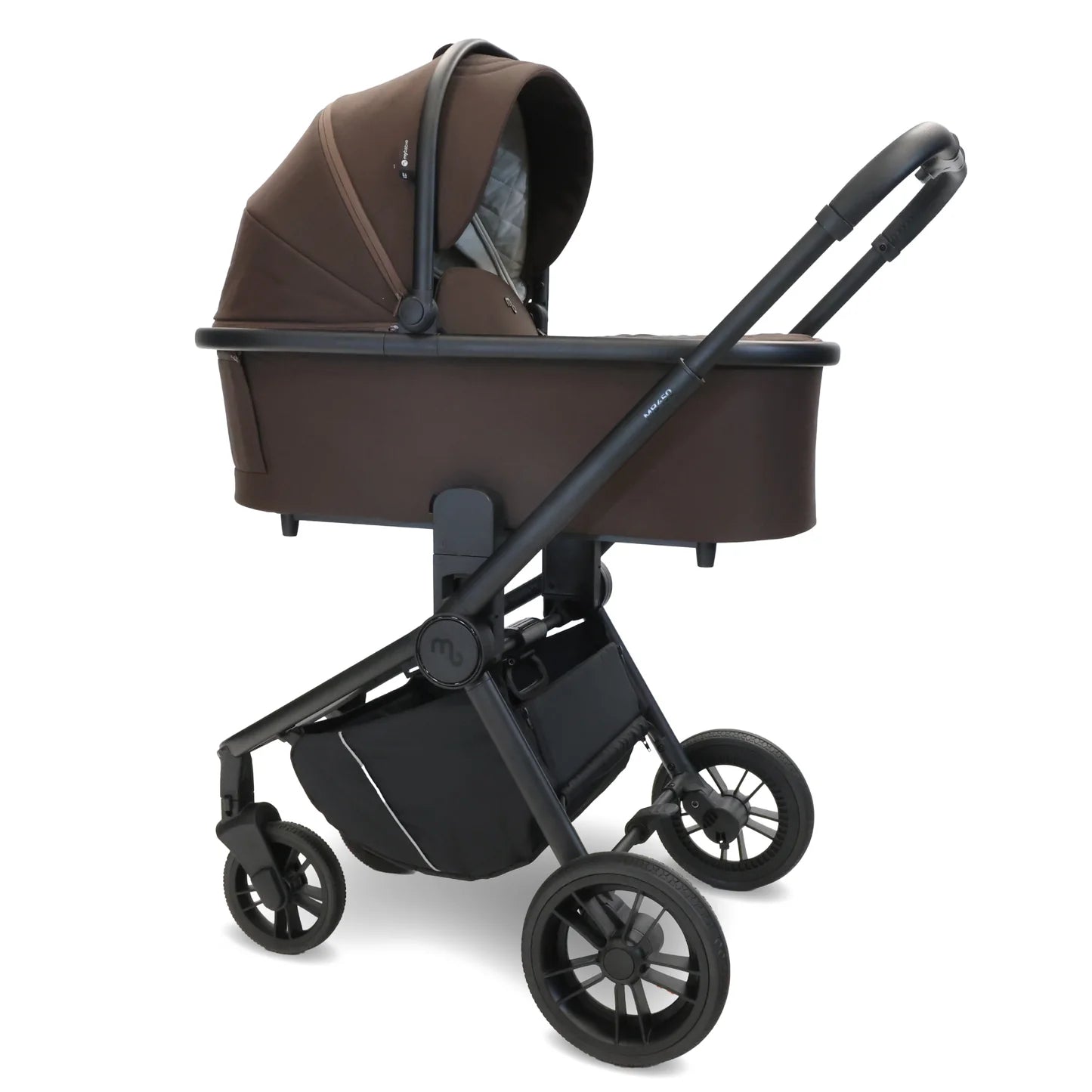 My Babiie MB450i 3-in-1 Travel System with Rotating Car Seat + Base - Chocolate