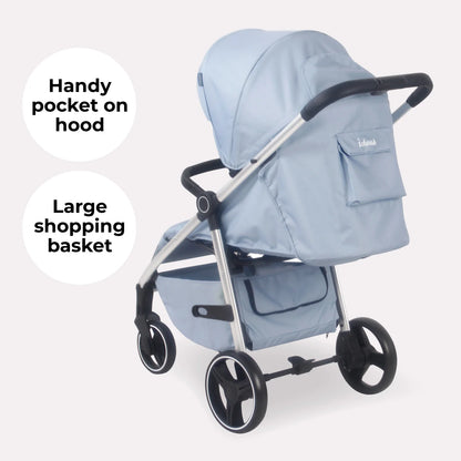 My Babiie MB160 Plus Pushchair - Blue Plaid
