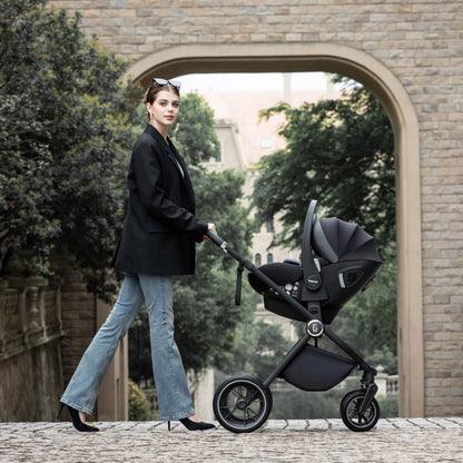 Babymore Kai Travel System Pecan Car Seat – Forest Grey