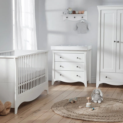 Clara 3 Piece Nursery Furniture Set - White