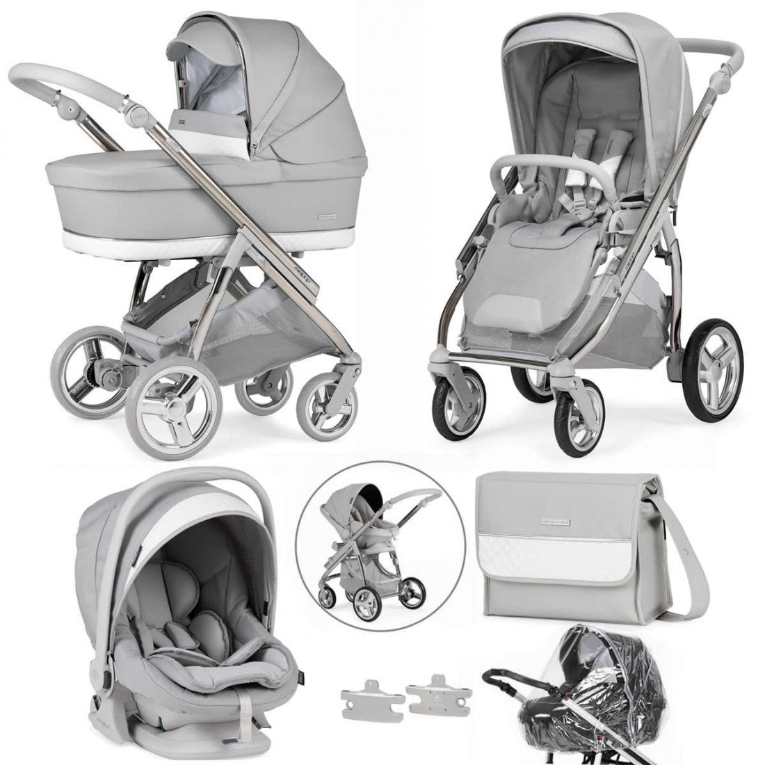 Bebecar Minipop Trio - Silver Grey