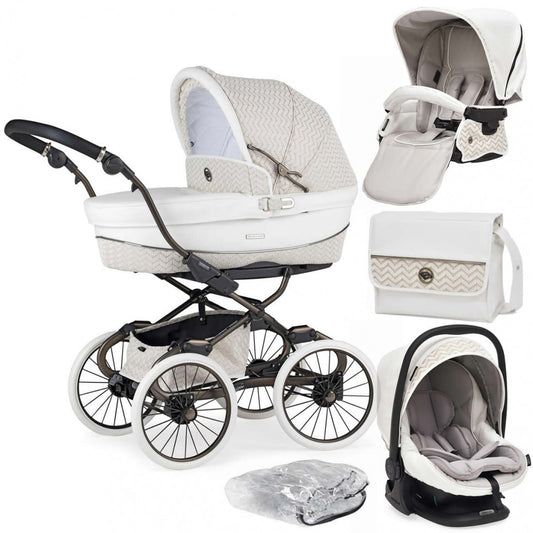 Bebecar Stylo Class+ Combination - Woven White