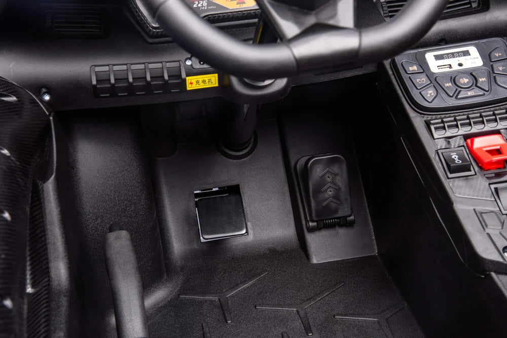 2 Seater Lamborghini SVJ 24V XXL Ride on Sports Car Massive Size - Blue