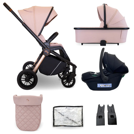 My Babiie MB450i 3-in-1 Travel System - Pastel Pink