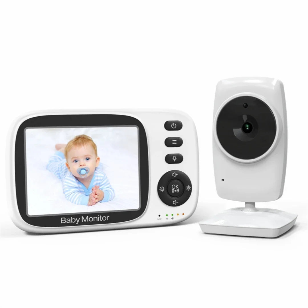 BabyStar 3.2Inch Wireless Video Baby Monitor With Lullabies Auto Night Vision