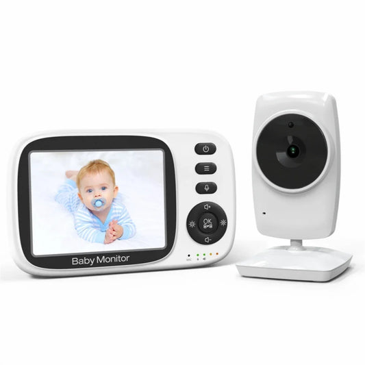 BabyStar 3.2Inch Wireless Video Baby Monitor With Lullabies Auto Night Vision